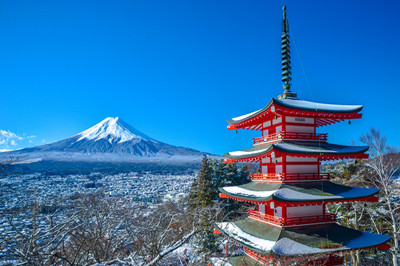 富士山。